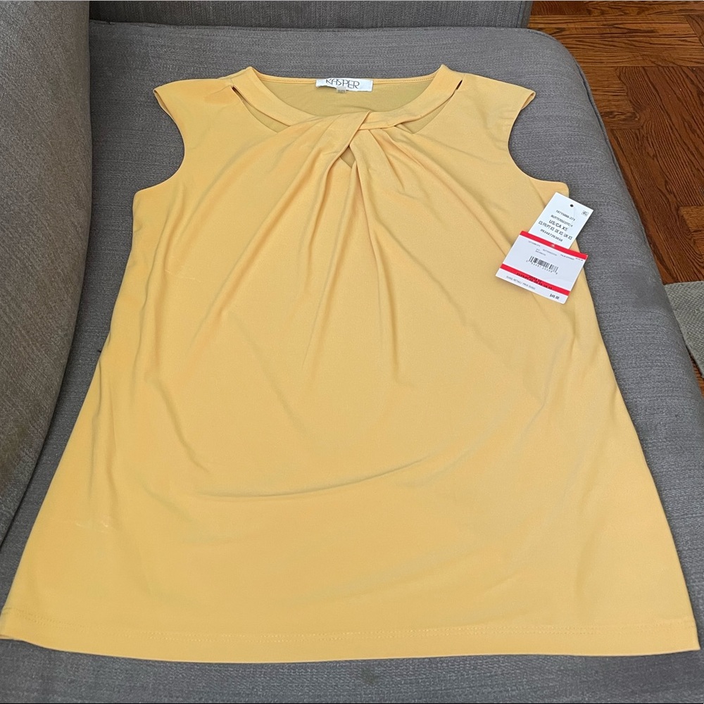 Mustard yellow top